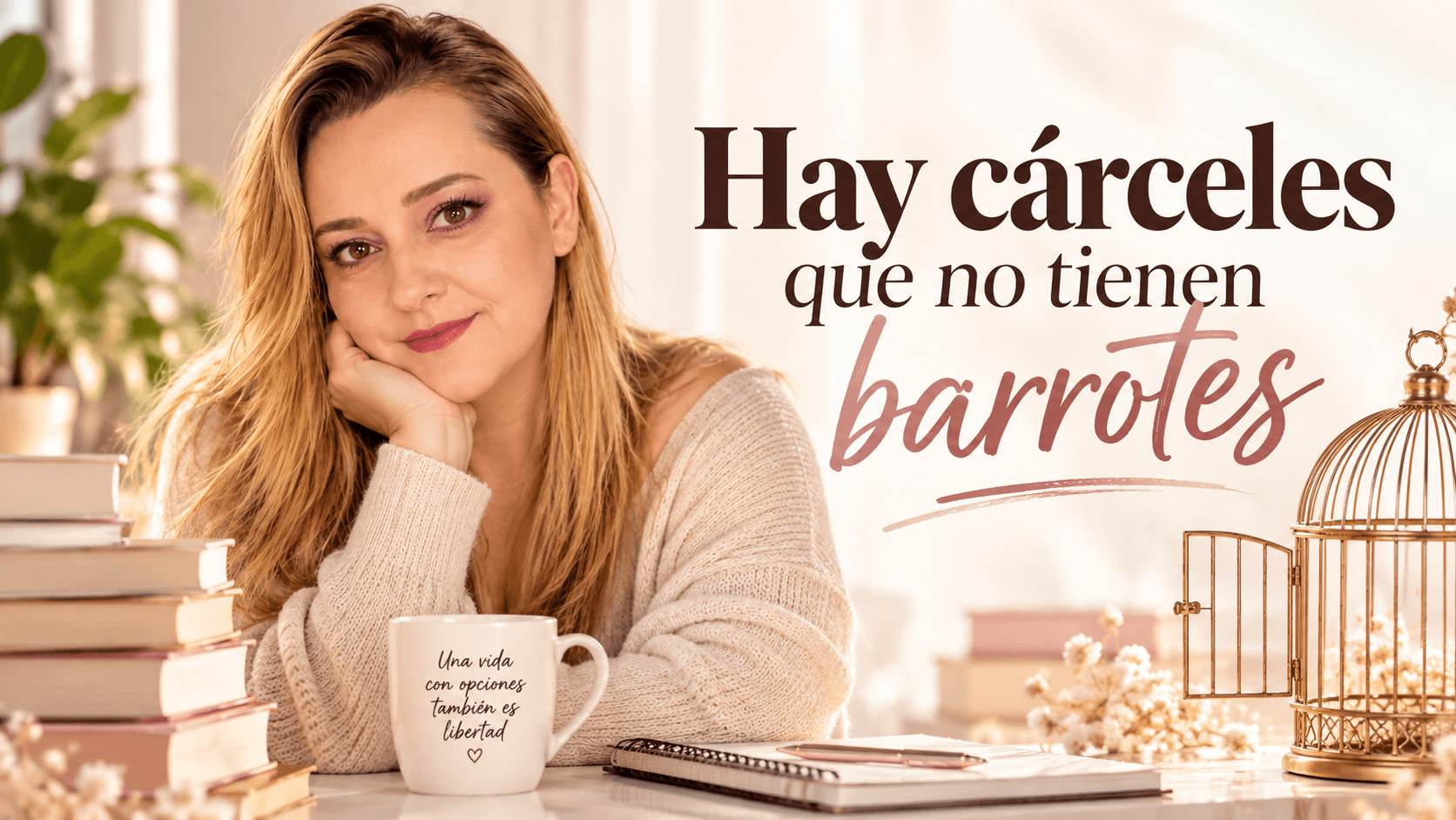 Yenny Astrid en la portada del artículo Hay cárceles que no tienen barrotes, una reflexión sobre dependencia, libertad e independencia personal.